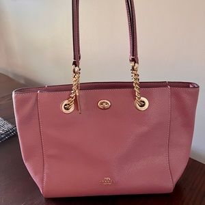 Pink Coach Handbag